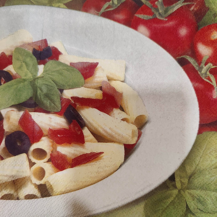 Servilleta decoupage alimentos Pasta con tomate PAP STAR CENTROARTESANO