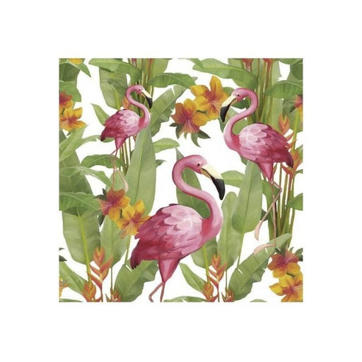 Servilleta decoupage aves Flamencos PAP STAR CENTROARTESANO