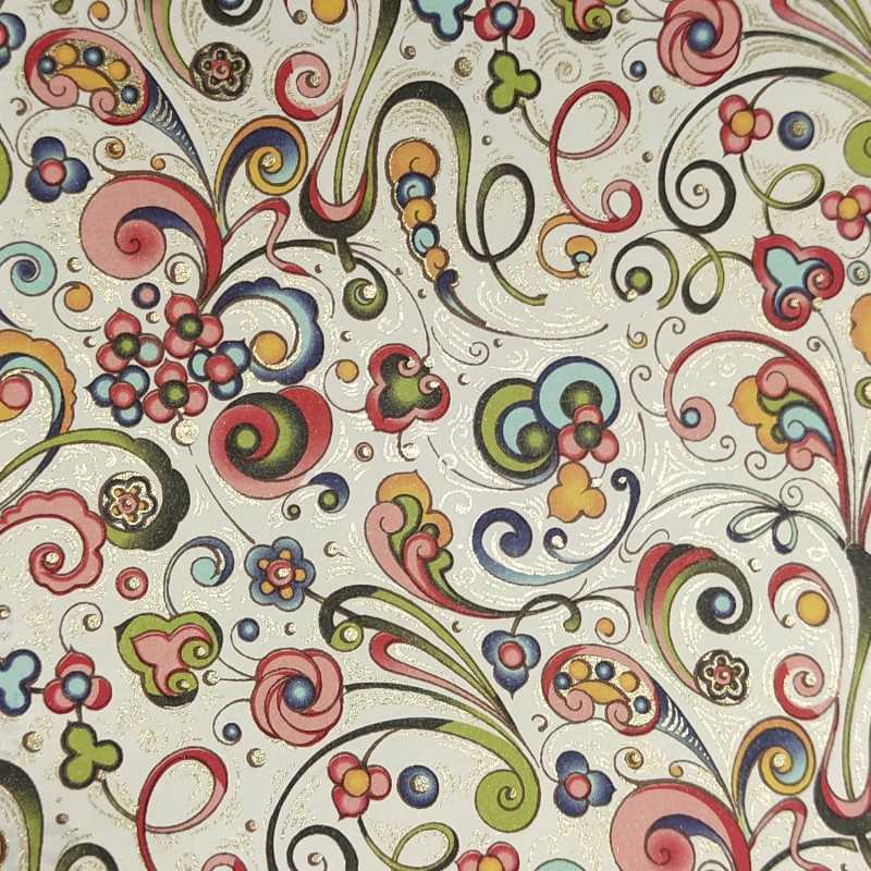 Papel Rossi 100x70cm CRT117 Art Nouveau PAPEL ROSSI CENTROARTESANO