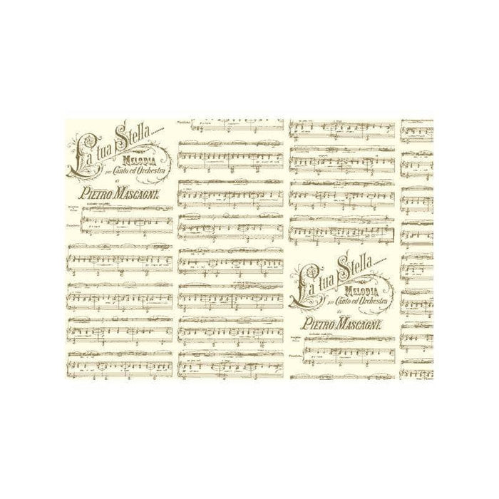 Papel Rossi 100x70cm TSC034 musical score PAPEL ROSSI CENTROARTESANO