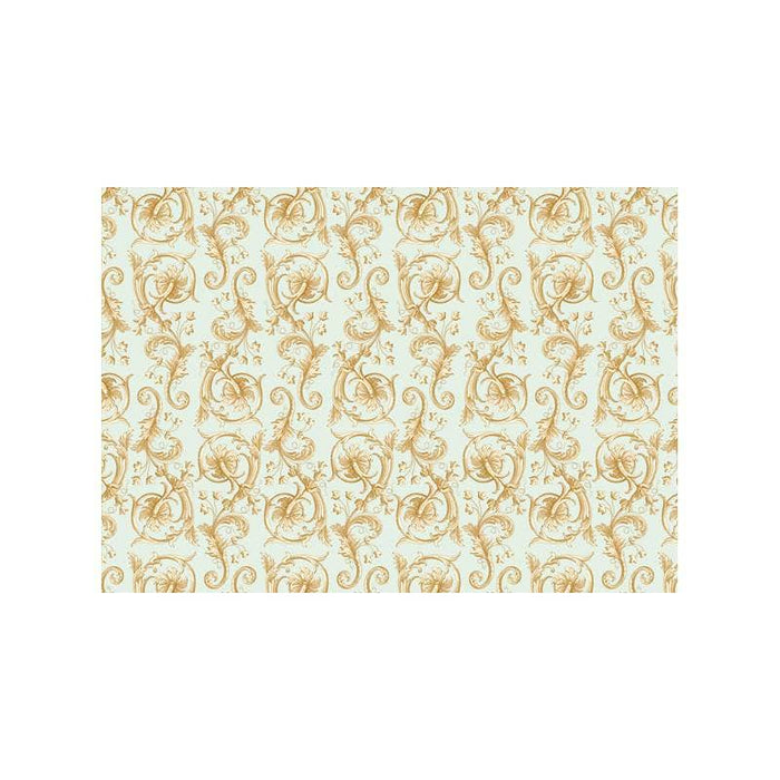 Papel Rossi 100x70cm TSC055 flores barrocas PAPEL ROSSI CENTROARTESANO