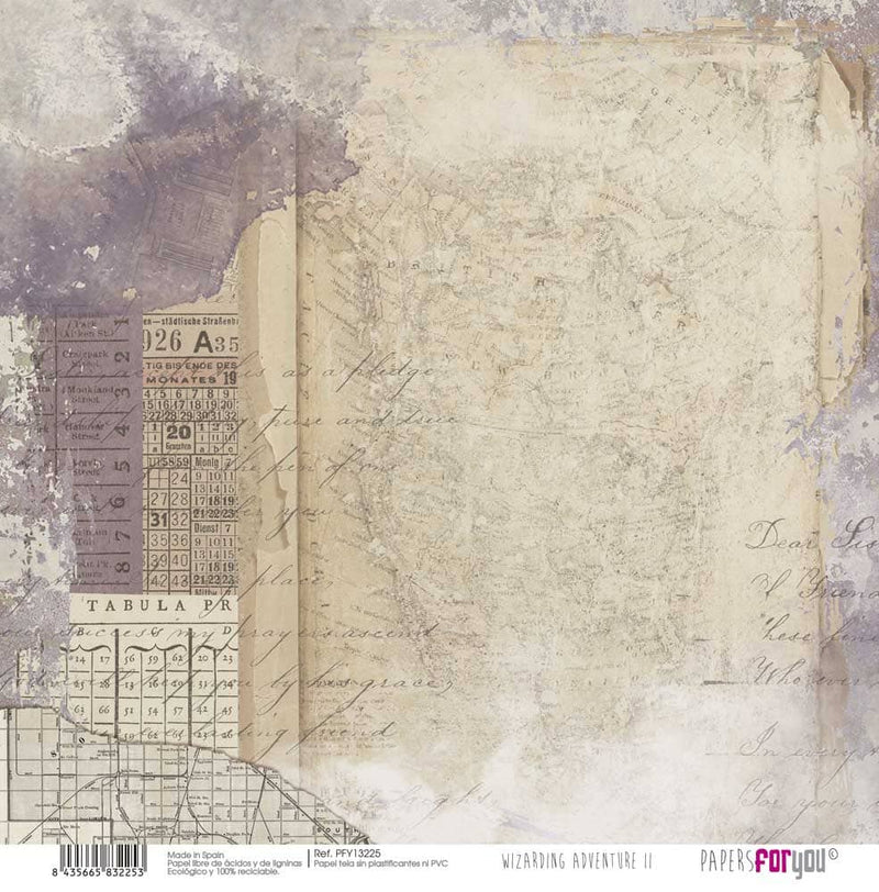 Kit papel entelado Papers For You, 8 unidades Wizarding Adventure II PAPERS FOR YOU CENTROARTESANO