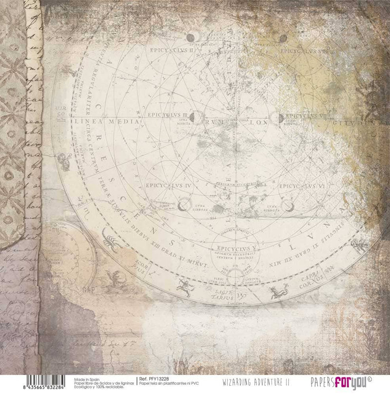 Kit papel entelado Papers For You, 8 unidades Wizarding Adventure II PAPERS FOR YOU CENTROARTESANO