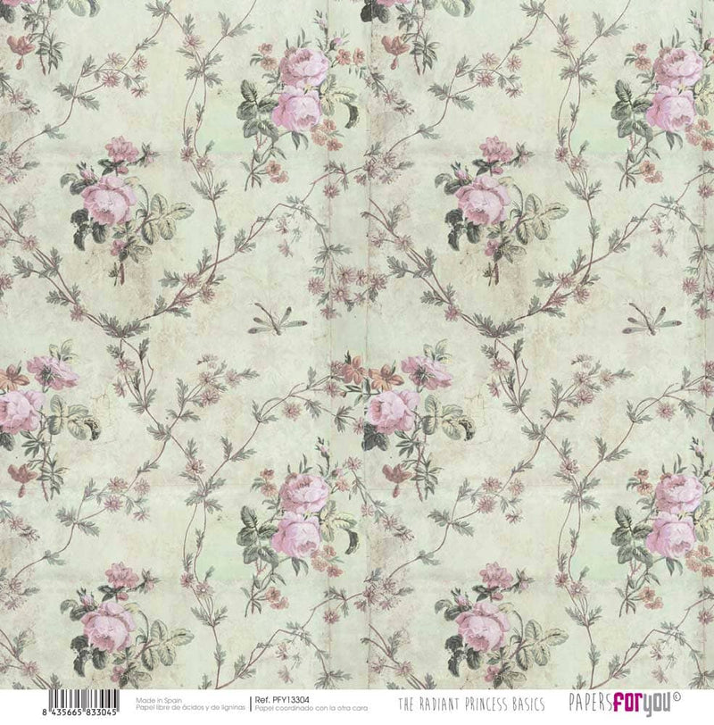 Kit papel Scrap Papers For You, 12 unidades THe radiant Princess pfy13302 PAPERS FOR YOU CENTROARTESANO