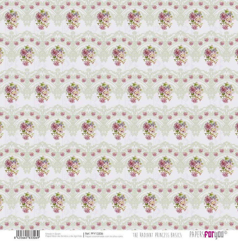Kit papel Scrap Papers For You, 12 unidades THe radiant Princess pfy13302 PAPERS FOR YOU CENTROARTESANO