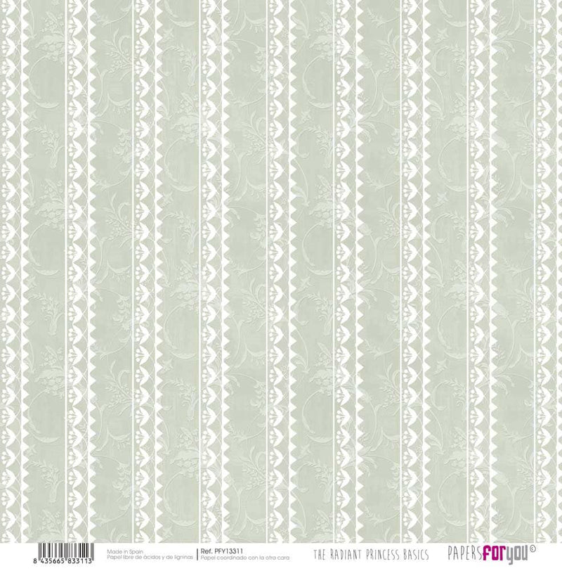 Kit papel Scrap Papers For You, 12 unidades THe radiant Princess pfy13302 PAPERS FOR YOU CENTROARTESANO