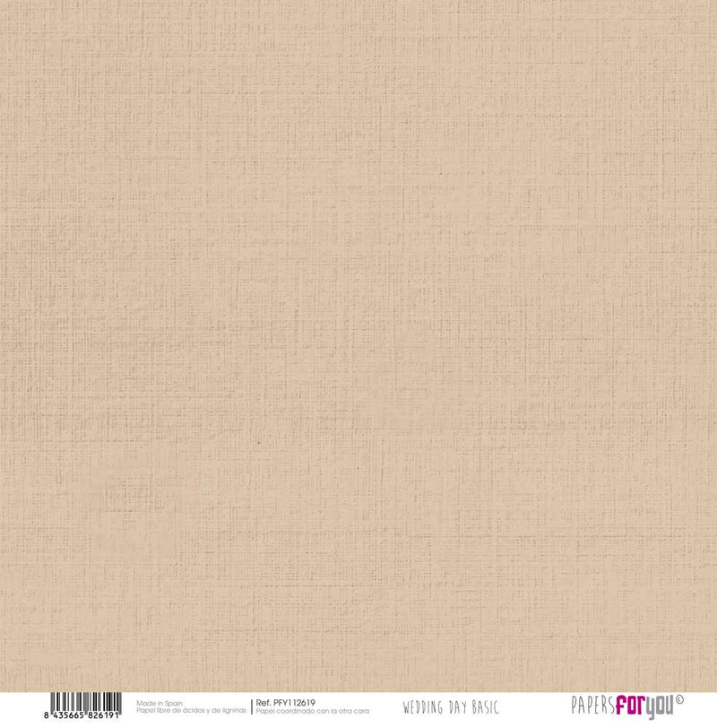 Kit papel Scrap Papers For You, 12 unidades Wedding day collection pfy12617 PAPERS FOR YOU CENTROARTESANO