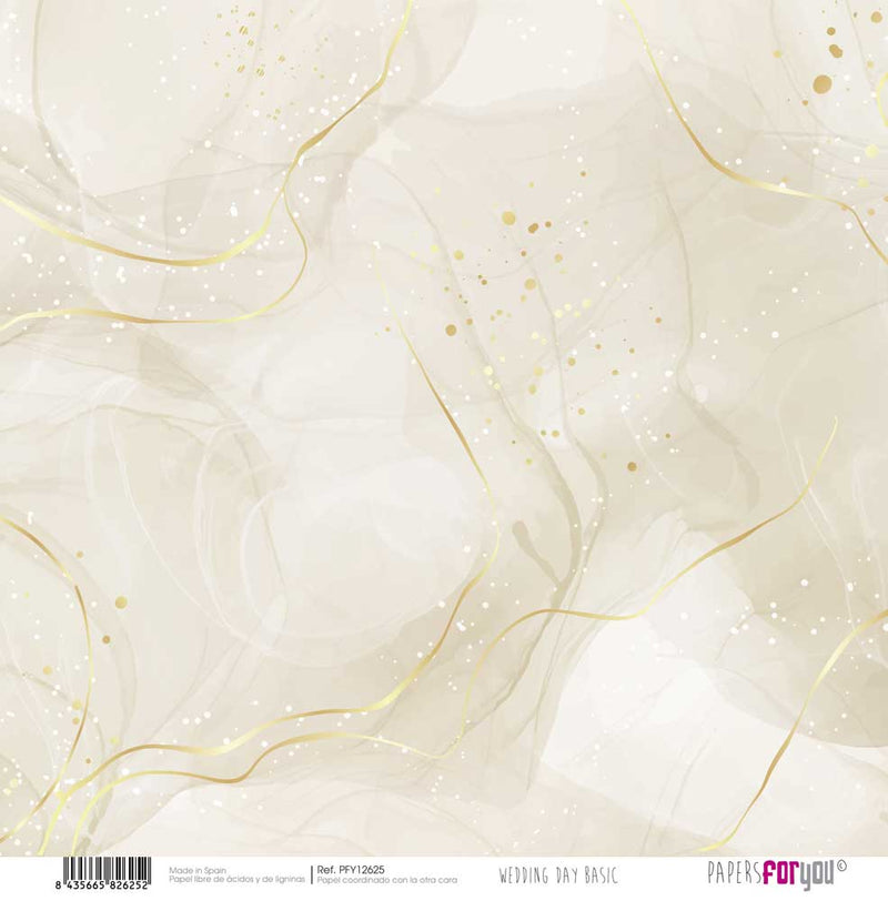 Kit papel Scrap Papers For You, 12 unidades Wedding day collection pfy12617 PAPERS FOR YOU CENTROARTESANO