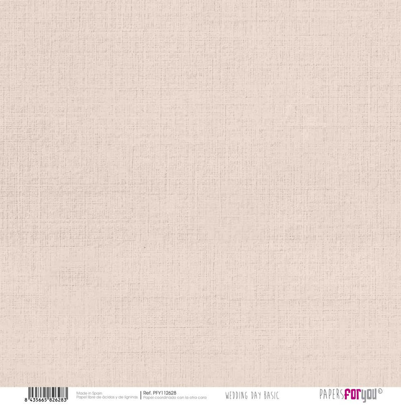 Kit papel Scrap Papers For You, 12 unidades Wedding day collection pfy12617 PAPERS FOR YOU CENTROARTESANO