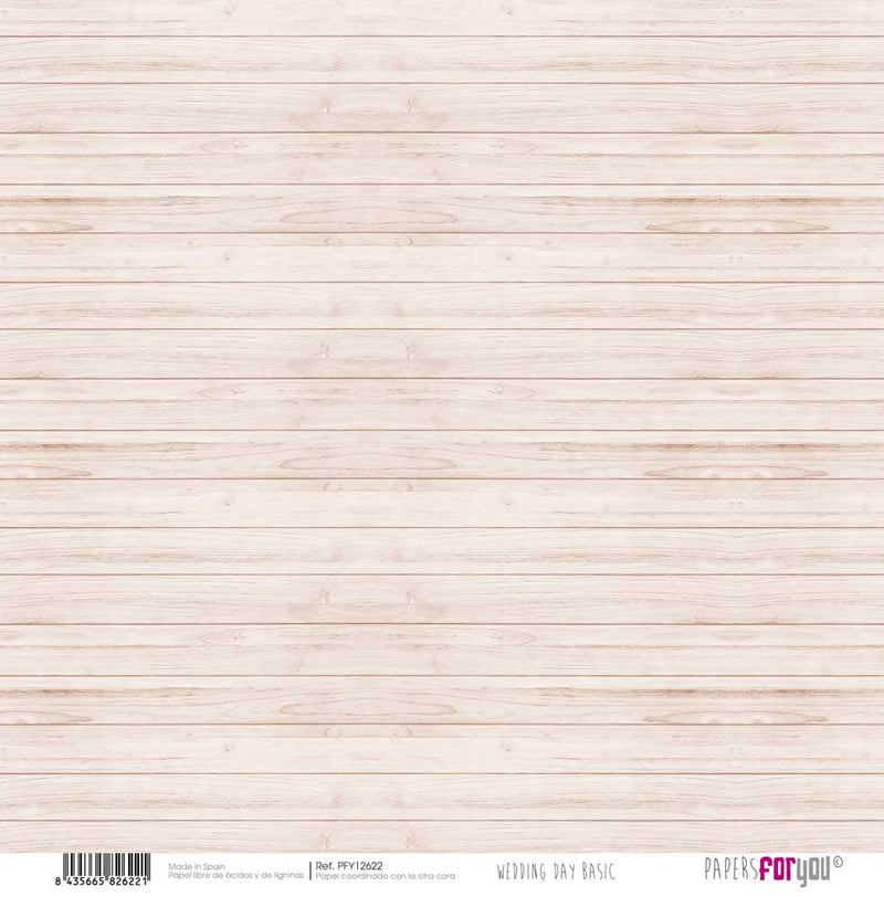 Kit papel Scrap Papers For You, 12 unidades Wedding day collection pfy12617 PAPERS FOR YOU CENTROARTESANO