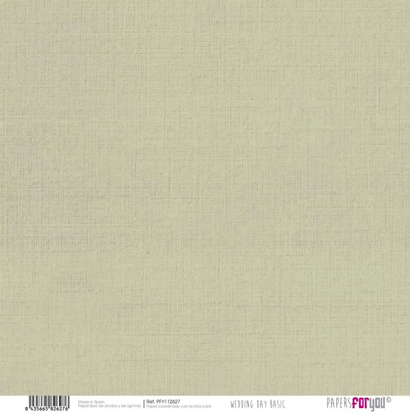 Kit papel Scrap Papers For You, 12 unidades Wedding day collection pfy12617 PAPERS FOR YOU CENTROARTESANO