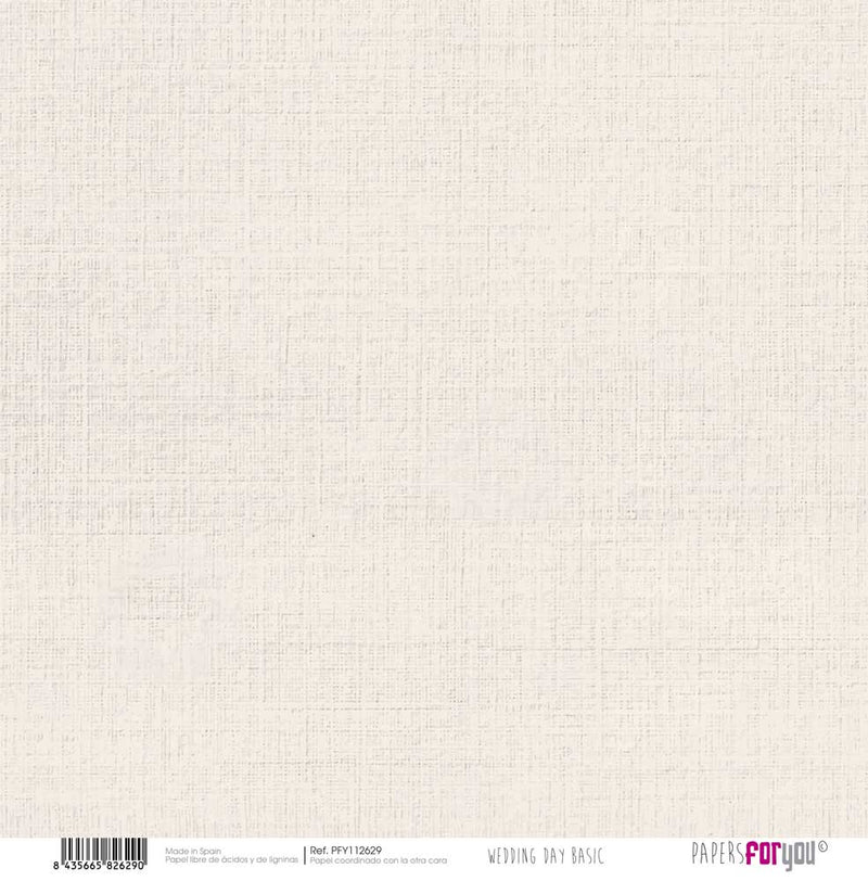 Kit papel Scrap Papers For You, 12 unidades Wedding day collection pfy12617 PAPERS FOR YOU CENTROARTESANO