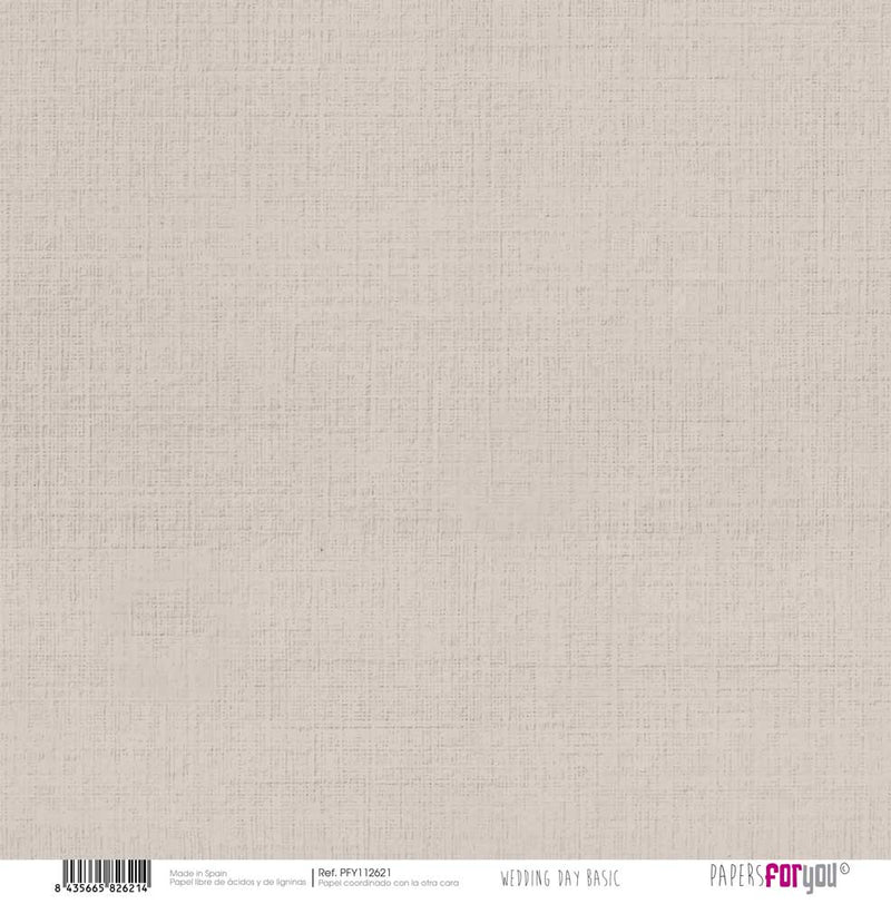 Kit papel Scrap Papers For You, 12 unidades Wedding day collection pfy12617 PAPERS FOR YOU CENTROARTESANO