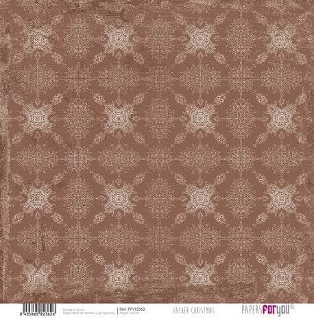 Kit Papersforyou papel scrap Vellum 6ud 125gr 12x12" Father Christmas pfy12359 PAPERS FOR YOU CENTROARTESANO