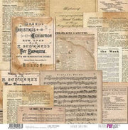 Kit Papersforyou papel scrap Vellum 6ud 125gr 12x12" Father Christmas pfy12359 PAPERS FOR YOU CENTROARTESANO