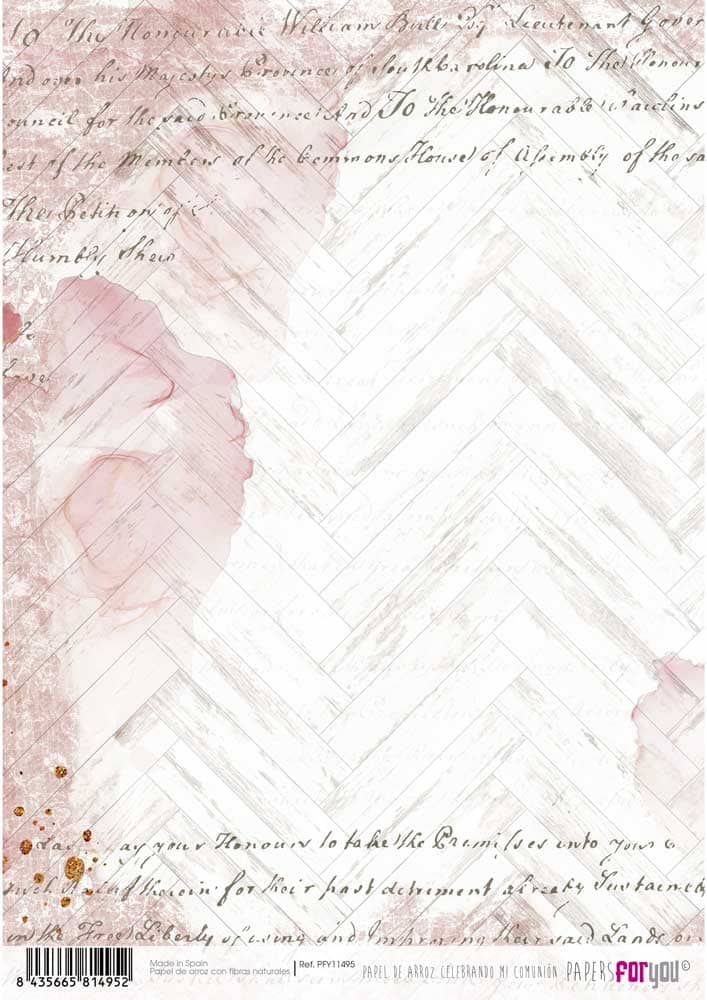 Papel arroz Papers for you 30x21cm PFY11495 Celebrando mi comunion PAPERS FOR YOU CENTROARTESANO
