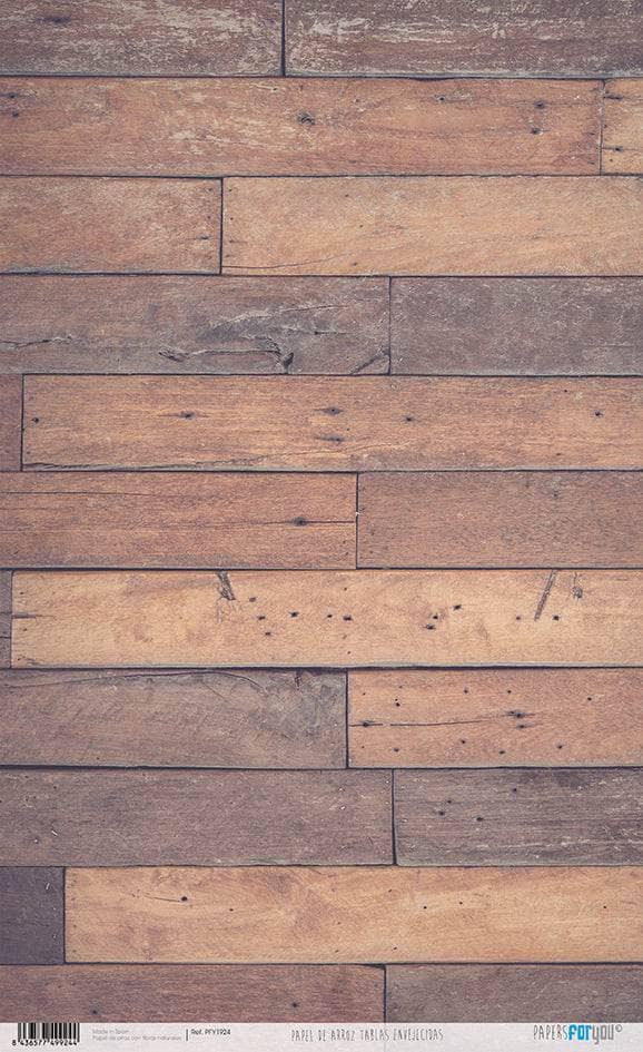 Papel arroz Papers for you 54X33cm PFY1924 madera horizontal PAPERS FOR YOU CENTROARTESANO