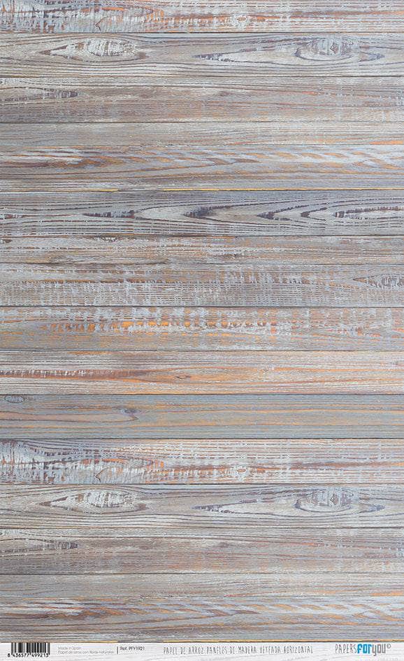 Papel arroz Papers for you 54X33cm PFY1924 madera horizontal PAPERS FOR YOU CENTROARTESANO