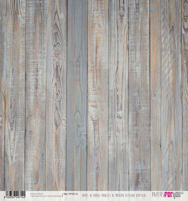 Papel Arroz Papers for You 54x70cm PFY13616 Paneles de madera veteada PAPERS FOR YOU CENTROARTESANO