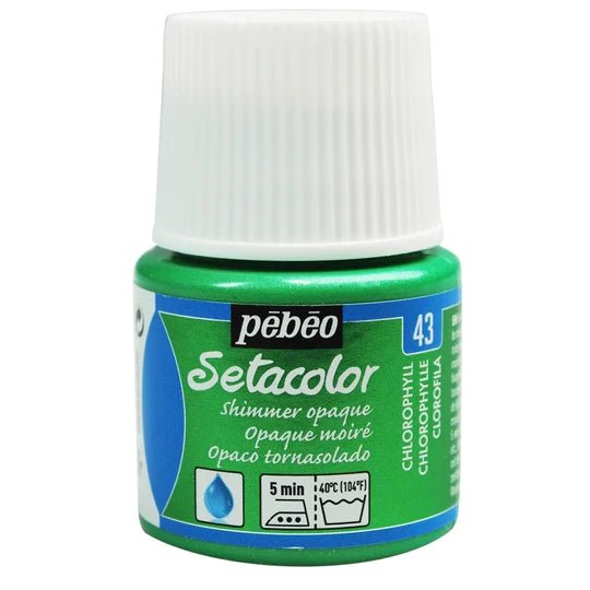 Pebeo Setacolor Opaco tornasolado 45cc Nº43 clorofola PEBEO CENTROARTESANO