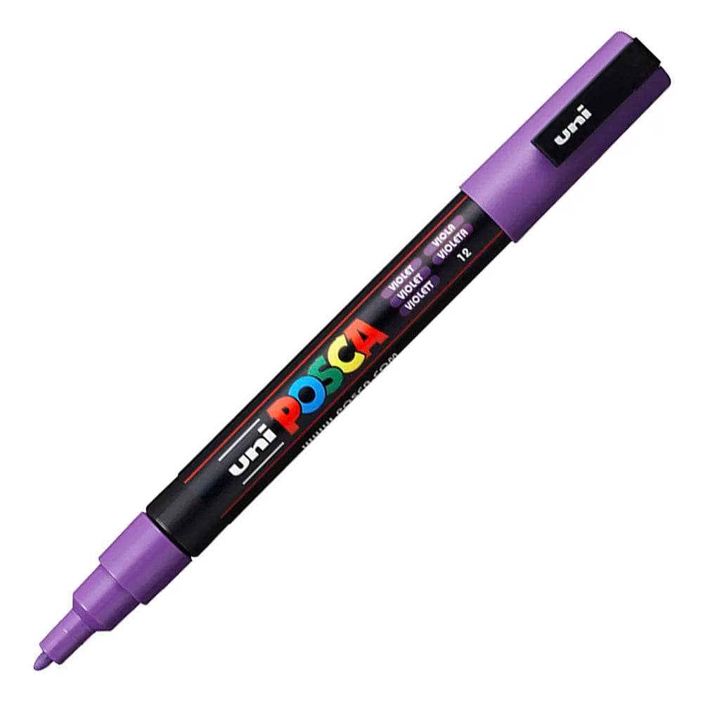 Uni Posca PC3M Marcador de pintura POSCA Violeta CENTROARTESANO