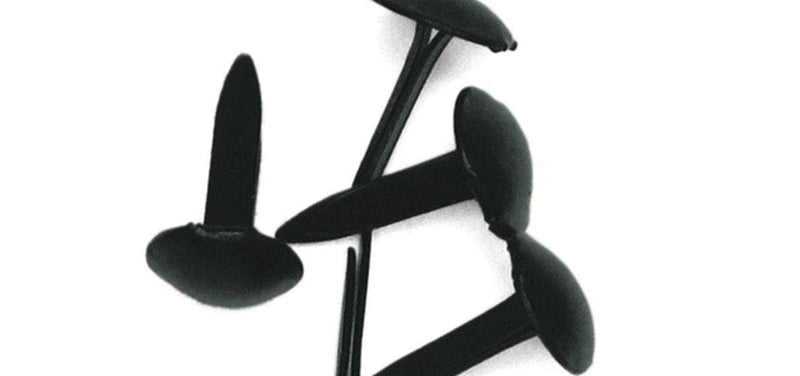 Rayher brads redondo 4 + 8mm 75ud 7871601 negros RAYHER CENTROARTESANO