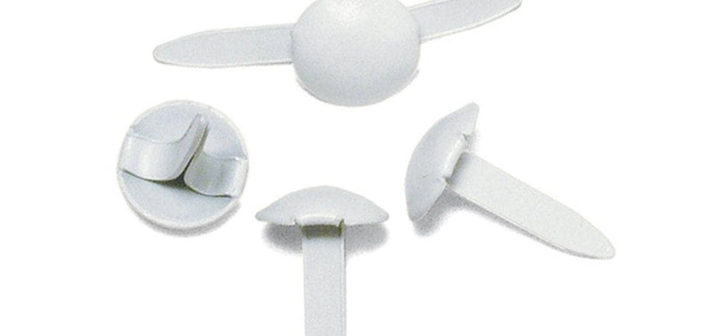 Rayher brads redondo 4 + 8mm 75ud 7871602 blancos RAYHER CENTROARTESANO