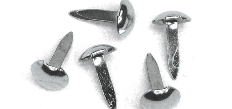 Rayher brads redondo 4 + 8mm 75ud 7871622 plata RAYHER CENTROARTESANO