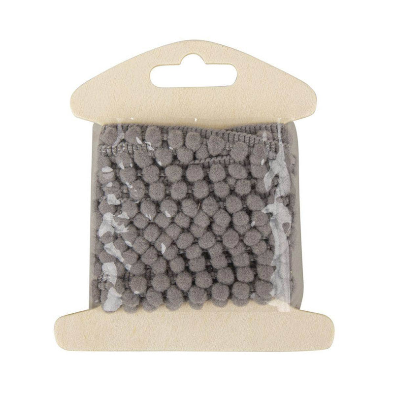 Rayher cinta mini pompones 55925570 gris RAYHER CENTROARTESANO
