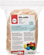 Rayher Filzwolle lana para fieltro 50gr 100% lana virgen 5360083 color piel RAYHER CENTROARTESANO