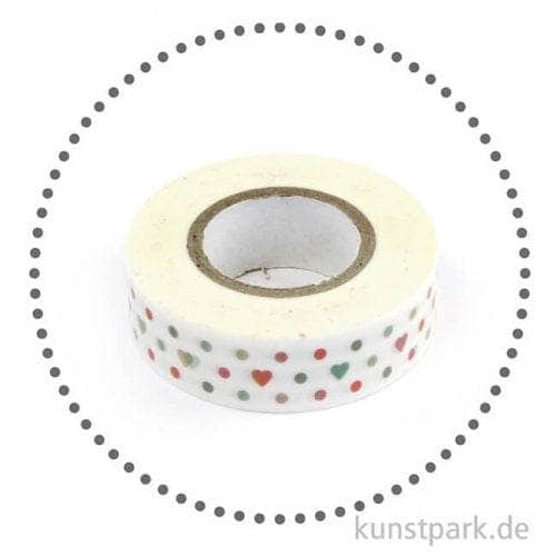 Rayher washi tape 15mmx15m corazones RAYHER CENTROARTESANO