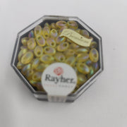 Rocalla magatama perlen transparente 4x7mm RAYHER CENTROARTESANO