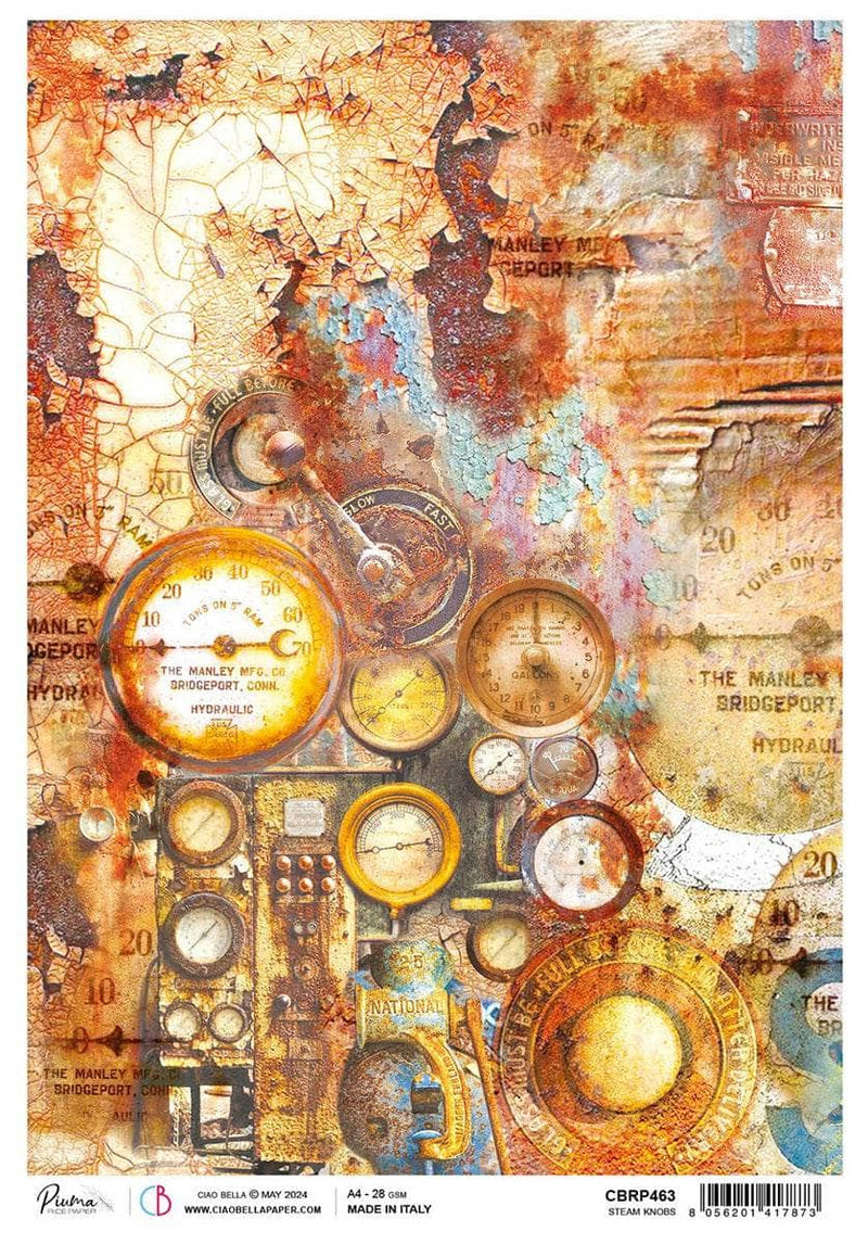 Ciau Bella papel arroz A4 CBRP463 STAMPERIA CENTROARTESANO