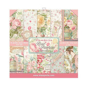 Stamperia block paper 10 hojas 8X8 SBBS73 Rose Parfum STAMPERIA CENTROARTESANO
