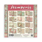 Stamperia block paper 10 hojas 8X8 SBBS73 Rose Parfum STAMPERIA CENTROARTESANO