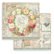 Stamperia block paper 10 hojas 8X8 SBBS73 Rose Parfum STAMPERIA CENTROARTESANO