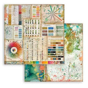 Stamperia block paper 10 hojas SBBL33 Atelier des Arts 190g 8"x8"por Sara Alcobendas STAMPERIA CENTROARTESANO