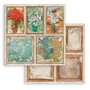 Stamperia block paper 10 hojas SBBL33 Atelier des Arts 190g 8"x8"por Sara Alcobendas STAMPERIA CENTROARTESANO