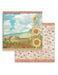 Stamperia block paper 10 hojas SBBL83 Sun flower art 190g 8"x8"por Sara Alcobendas STAMPERIA CENTROARTESANO