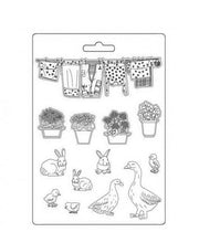 Stamperia moldes pvc flexible 14.8x21 A5 K3PTA5651 Sunflower art form STAMPERIA CENTROARTESANO