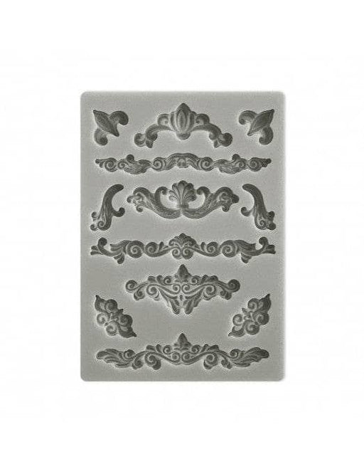 Stamperia moldes silicona A6 Sunflower art  kacm11 esquinas y adornos STAMPERIA CENTROARTESANO