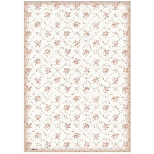 Stamperia papel arroz A4 DFSA4697 You and me textura STAMPERIA CENTROARTESANO