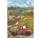 Stamperia papel arroz A4 DFSA4769 Sunflower art coche vintage STAMPERIA CENTROARTESANO