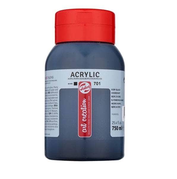 Talens art Creation pintura Acrilica Negro 750ml TALENS CENTROARTESANO