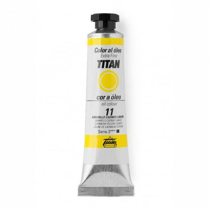 Oleo titan 20ml nº011 Amarillo Cadmio limon TITAN Oferta CENTROARTESANO