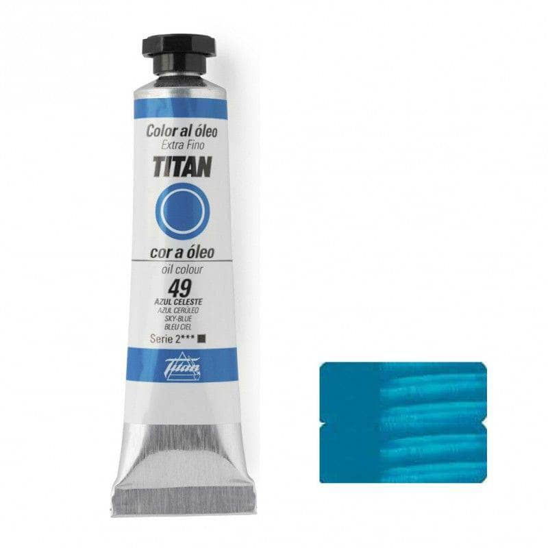Oleo titan 20ml nº049 azul celeste TITAN Oferta CENTROARTESANO