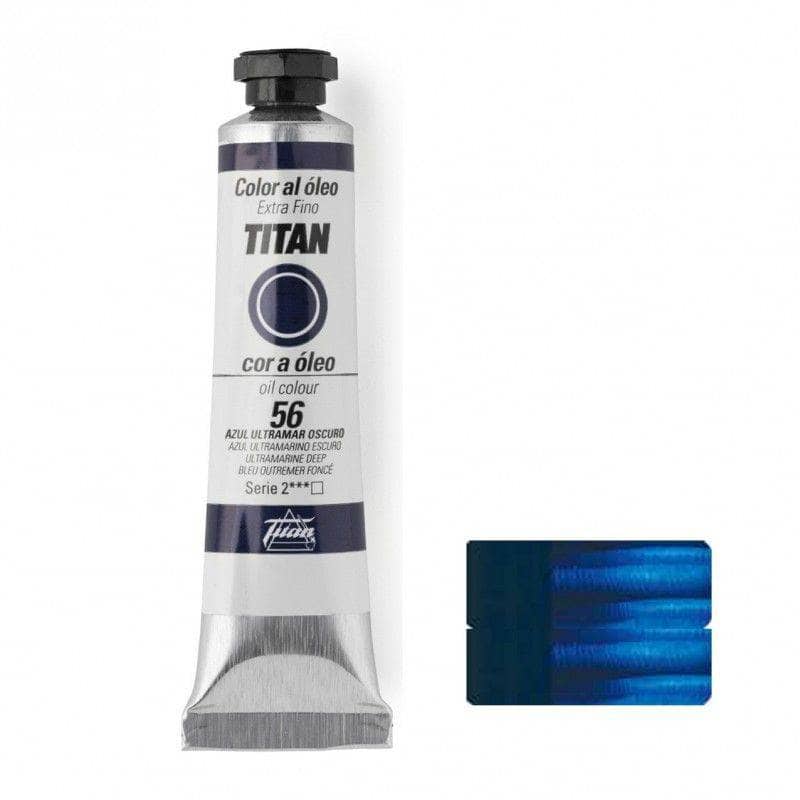 Oleo titan 20ml nº056 Azul ultramar oscuro TITAN Oferta CENTROARTESANO