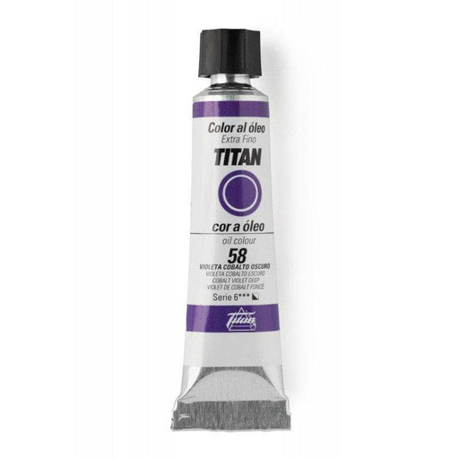 Oleo titan 20ml nº058 Violeta Cobalto TITAN Oferta CENTROARTESANO