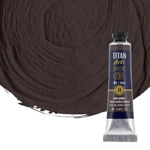 Oleo titan 20ml nº074 Serie 3 Tierra Sombra natural TITAN Oferta CENTROARTESANO