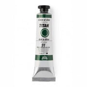 Oleo titan 20ml nº091 Verde Cinabrio oscuro TITAN Oferta CENTROARTESANO